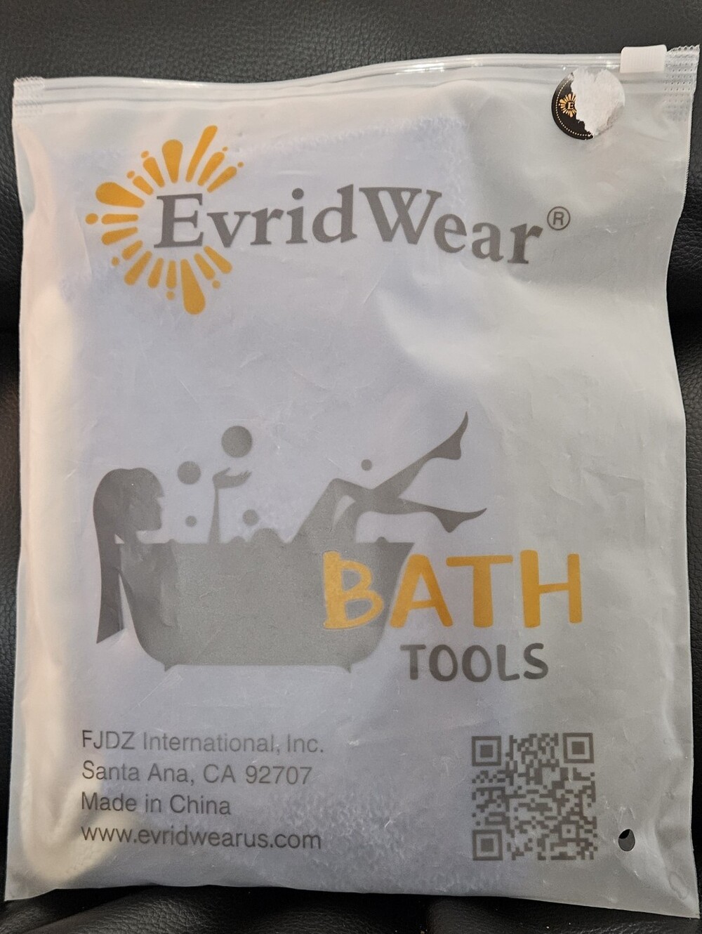 Evrid Wear Exfoliating Back Scrubber New
